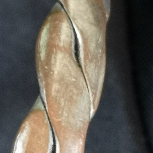 VINTAGE - Brass Bangle Bracelet from Mexico - Picture 5 of 5